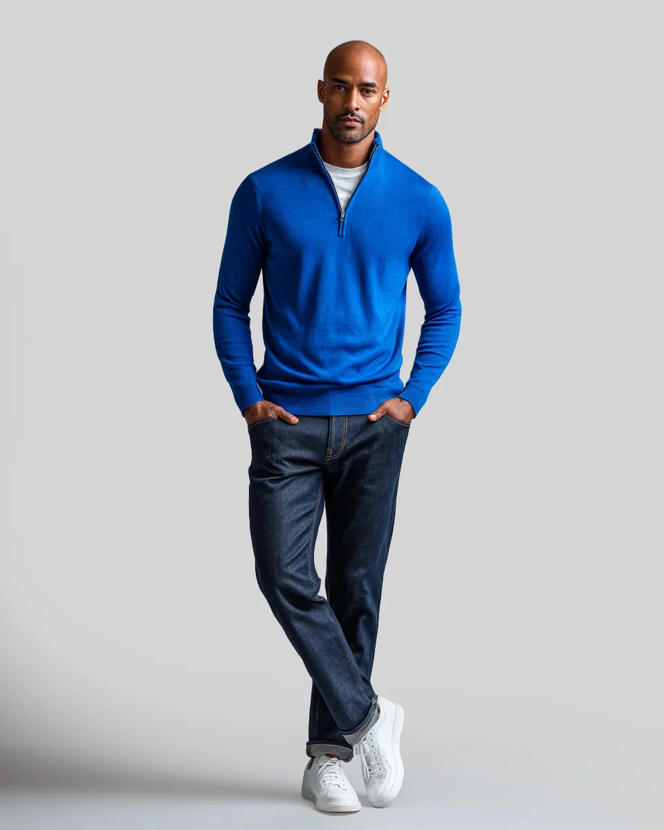 The Merino Zip Mock - Image 1