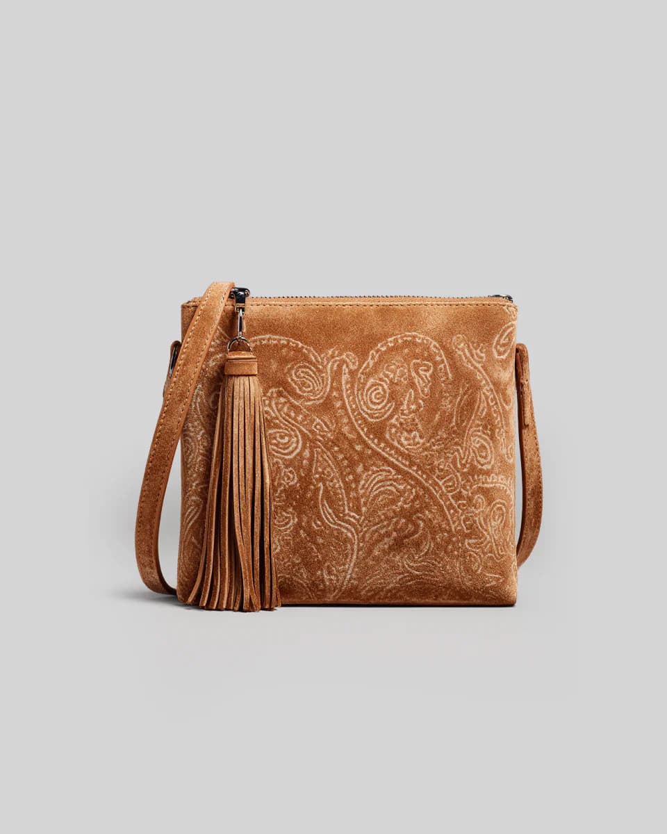 The Bandana Suede Crossbody Bag - Image 1