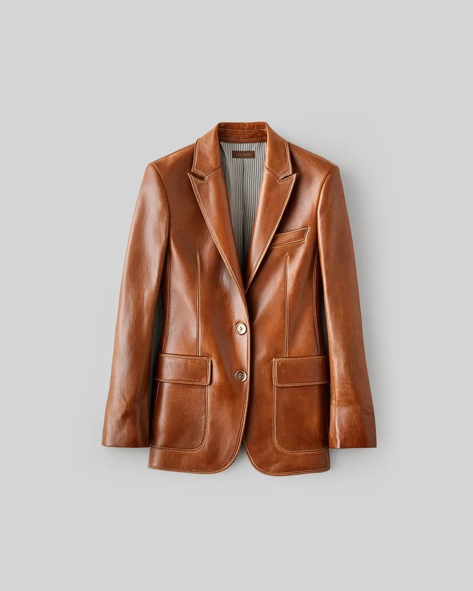 The Leather Blazer - Image 2