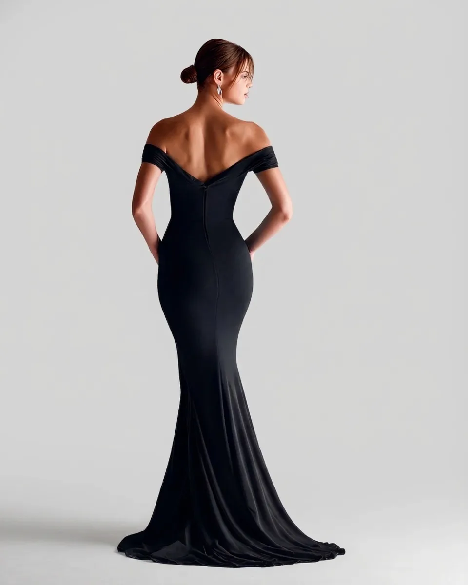 The Off-Shoulder Mermaid Gown - Image 2