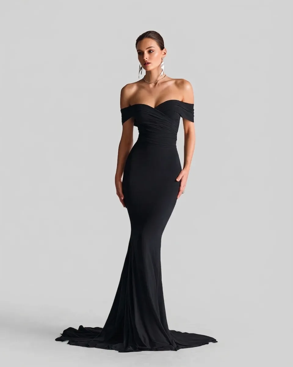 The Off-Shoulder Mermaid Gown - Image 1
