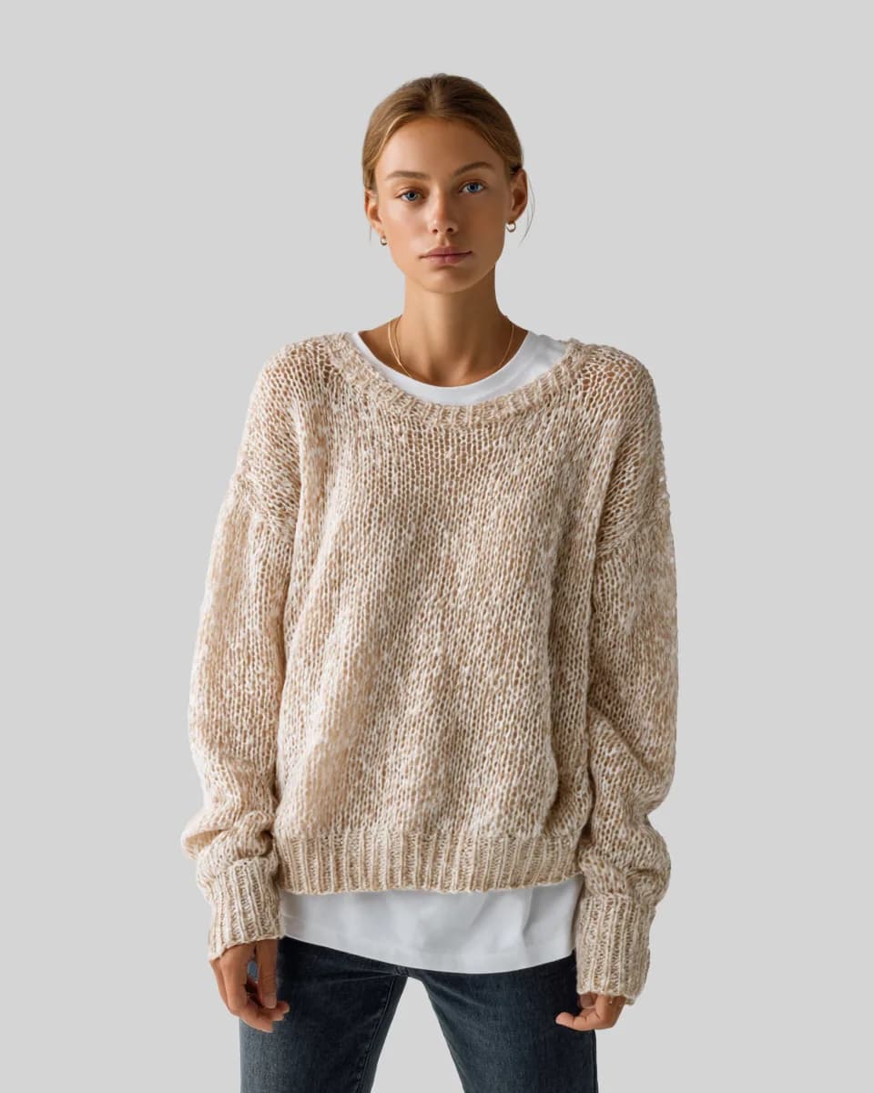 The Open-Knit Sweater - Image 1