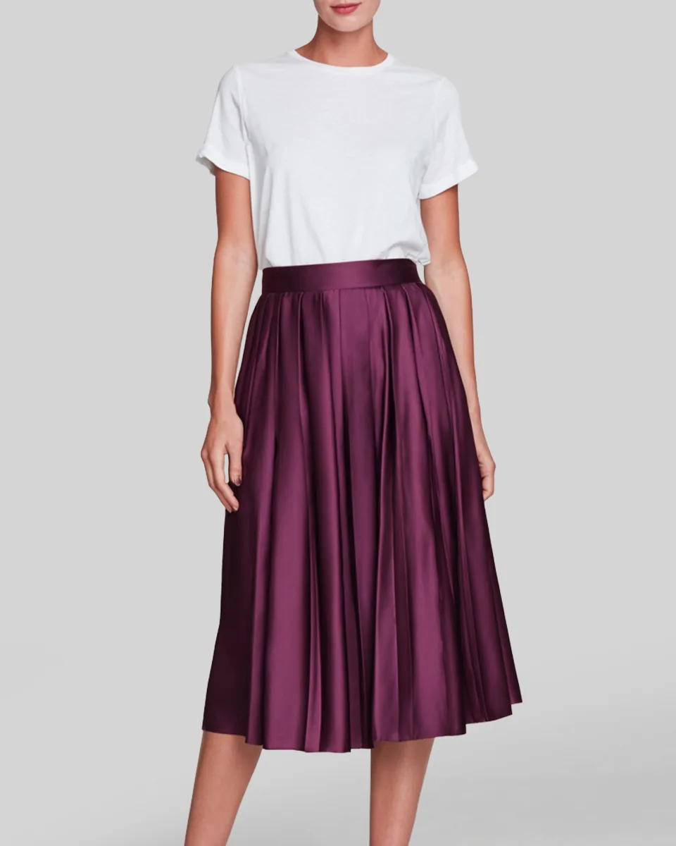 The Pleated Midi Skirt - Image 3