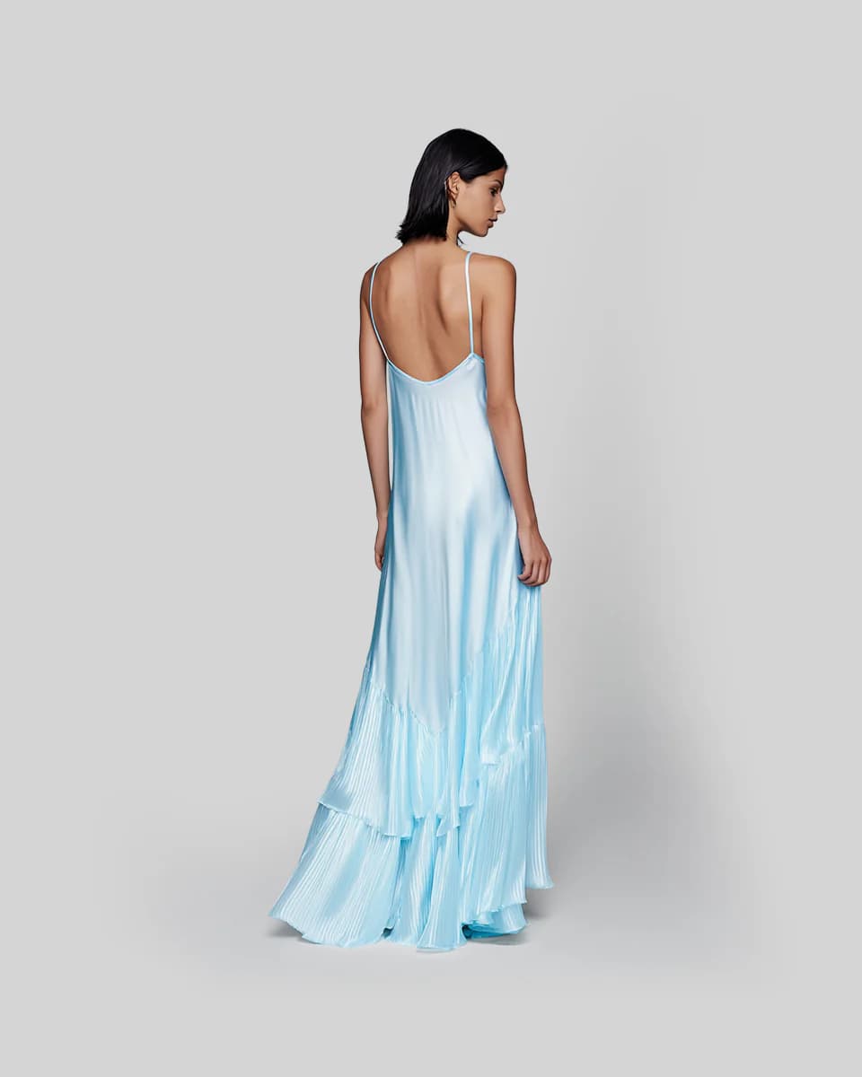 The Pleated Spaghetti Strap Maxi - Image 2