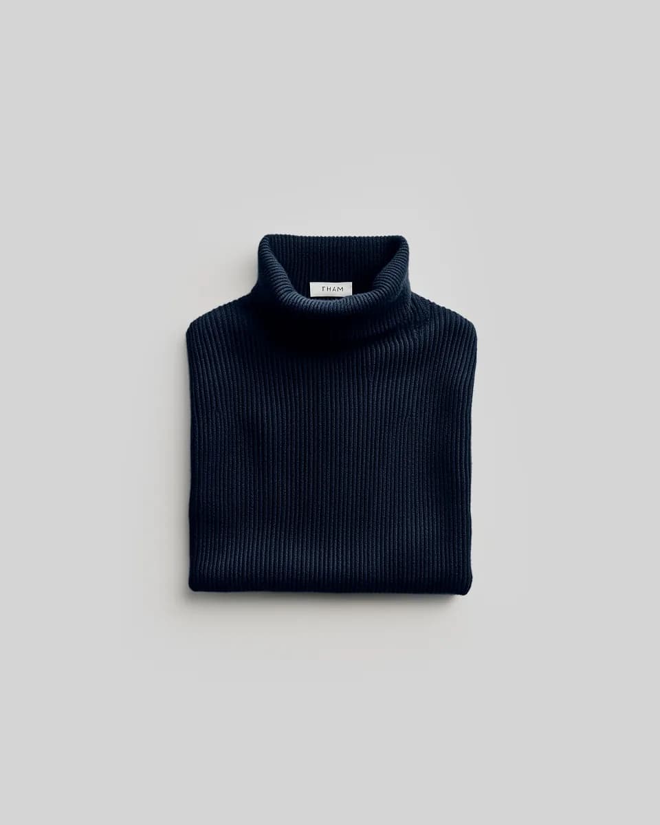 The Ribbed Turtleneck - Image 3